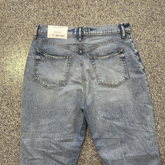 Loft Jeans Womens 6 28x29 High Rise Boyfriend Stretch Relaxed Distressed - Picture 5 of 9